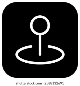 Editable location point vector icon. Map, location, navigation. Part of a big icon set family. Perfect for web and app interfaces, presentations, infographics, etc