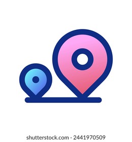 Editable location tracking vector icon. Map, location, navigation. Part of a big icon set family. Perfect for web and app interfaces, presentations, infographics, etc
