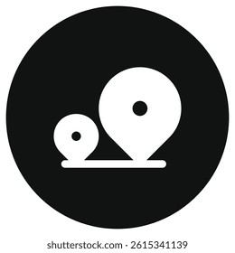 Editable location tracking vector icon. Map, location, navigation. Part of a big icon set family. Perfect for web and app interfaces, presentations, infographics, etc