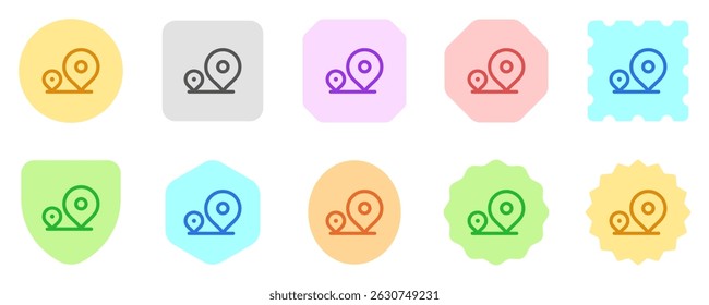 Editable location tracking vector icon. Map, location, navigation. Part of a big icon set family. Perfect for web and app interfaces, presentations, infographics, etc