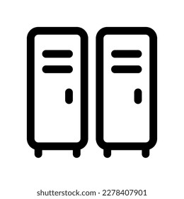 Editable locker, changing room vector icon. Part of a big icon set family. Perfect for web and app interfaces, presentations, infographics, etc