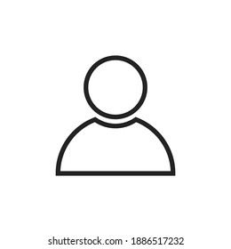 Editable login, User, Account Line Art Icon Using For Your Presentation, Website And Application