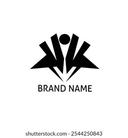 editable logomodern brand simple no color