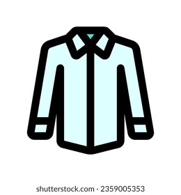 Editable long sleeve shirt vector icon. Clothing, fashion, apparel. Part of a big icon set family. Perfect for web and app interfaces, presentations, infographics, etc