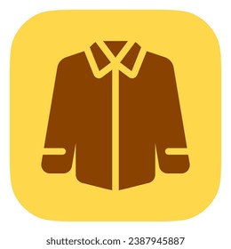 Editable long sleeve shirt vector icon. Clothing, fashion, apparel. Part of a big icon set family. Perfect for web and app interfaces, presentations, infographics, etc