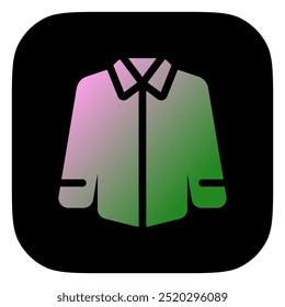 Editable long sleeve shirt vector icon. Clothing, fashion, apparel. Part of a big icon set family. Perfect for web and app interfaces, presentations, infographics, etc