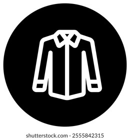 Editable long sleeve shirt vector icon. Clothing, fashion, apparel. Part of a big icon set family. Perfect for web and app interfaces, presentations, infographics, etc