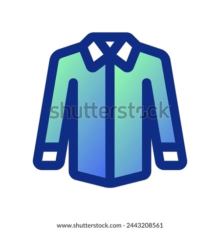 Editable long sleeve shirt vector icon. Clothing, fashion, apparel. Part of a big icon set family. Perfect for web and app interfaces, presentations, infographics, etc