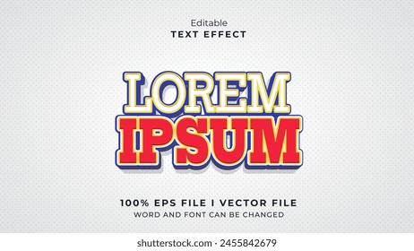 editable lorem ipsum text effect.typhography logo