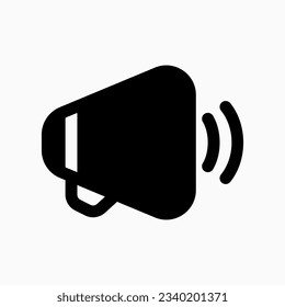 Editable loud speaker, marketing vector icon. Part of a big icon set family. Perfect for web and app interfaces, presentations, infographics, etc