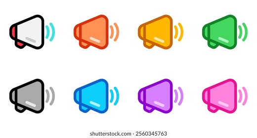 Editable loud speaker, marketing vector icon. Part of a big icon set family. Perfect for web and app interfaces, presentations, infographics, etc