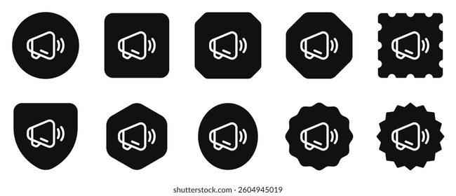 Editable loud speaker, marketing vector icon. Part of a big icon set family. Perfect for web and app interfaces, presentations, infographics, etc