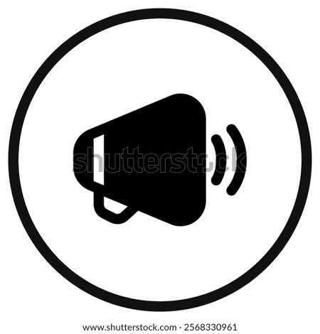 Editable loud speaker, marketing vector icon. Part of a big icon set family. Perfect for web and app interfaces, presentations, infographics, etc