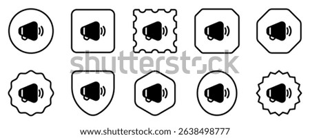 Editable loud speaker, marketing vector icon. Part of a big icon set family. Perfect for web and app interfaces, presentations, infographics, etc