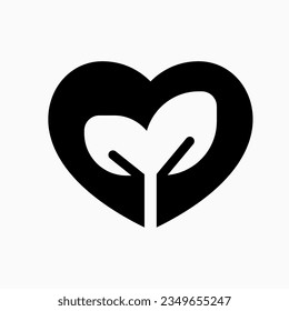 Editable love nature, eco-friendly, environment care, ecology vector icon. Part of a big icon set family. Perfect for web and app interfaces, presentations, infographics, etc
