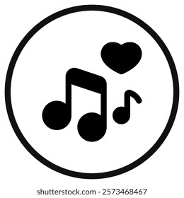 Editable love songs vector icon. Wedding, valentine, love, celebration. Part of a big icon set family. Perfect for web and app interfaces, presentations, infographics, etc