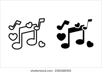 Editable love songs vector icon. Wedding, valentine, love, celebration. Part of a big icon set family. Perfect for web and app interfaces, presentations.