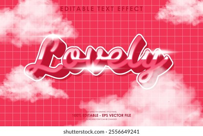 Editable Lovely Valentine Text Effect