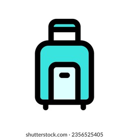 Editable luggage vector icon. Part of a big icon set family. Perfect for web and app interfaces, presentations, infographics, etc