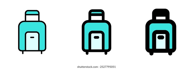 Editable luggage vector icon. Part of a big icon set family. Perfect for web and app interfaces, presentations, infographics, etc