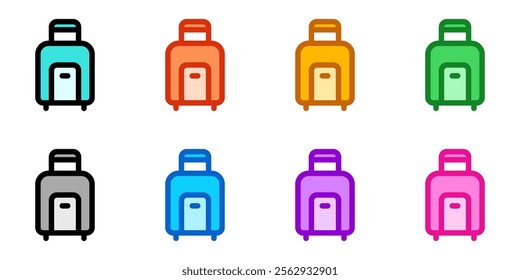 Editable luggage vector icon. Part of a big icon set family. Perfect for web and app interfaces, presentations, infographics, etc