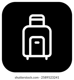 Editable luggage vector icon. Part of a big icon set family. Perfect for web and app interfaces, presentations, infographics, etc