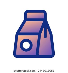 Editable lunch bag vector icon. Part of a big icon set family. Perfect for web and app interfaces, presentations, infographics, etc