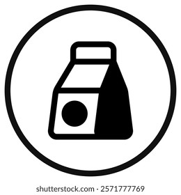 Editable lunch bag vector icon. Part of a big icon set family. Perfect for web and app interfaces, presentations, infographics, etc