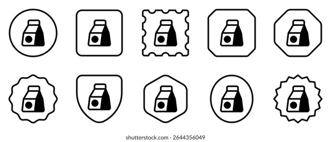 Editable lunch bag vector icon. Part of a big icon set family. Perfect for web and app interfaces, presentations, infographics, etc