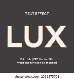 Editable Luxury text effect 3d text style effect mockup template