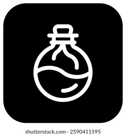 Editable magic potion, mana vector icon. Video game, game elements, RPG. Part of a big icon set family. Perfect for web and app interfaces, presentations, infographics, etc