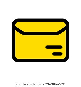 Editable mail, document, envelope vector icon. Shipping, delivery, e-commerce, transport, logistics. Part of a big icon set family. Perfect for web and app interfaces, presentations, infographics, etc