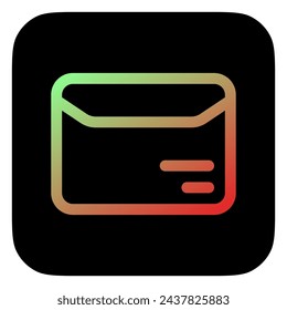 Editable mail, document, envelope vector icon. Shipping, delivery, e-commerce, transport, logistics. Part of a big icon set family. Perfect for web and app interfaces, presentations, infographics, etc