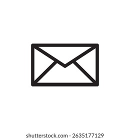 Editable mail icon design vector illustator