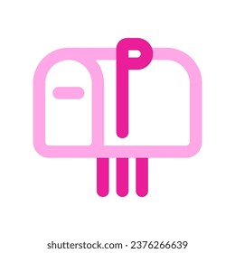 Editable mailbox vector icon. Property, real estate, construction, mortgage, interiors. Part of a big icon set family. Perfect for web and app interfaces, presentations, infographics, etc
