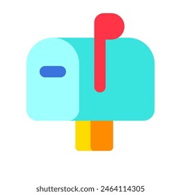 Editable mailbox vector icon. Property, real estate, construction, mortgage, interiors. Part of a big icon set family. Perfect for web and app interfaces, presentations, infographics, etc