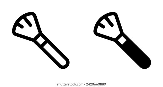 Bearbeitbar Make-up Pinsel Vektorsymbol. Kosmetik, Make-up, Hautpflege, Schönheit. Teil einer großen Icon-Set-Familie. Perfekt für Web- und App-Schnittstellen, Präsentationen, Infografiken usw.