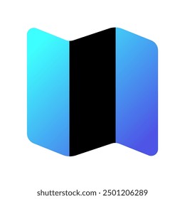 Editable map vector icon. Map, location, navigation. Part of a big icon set family. Perfect for web and app interfaces, presentations, infographics, etc