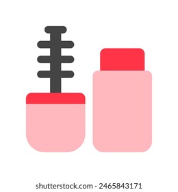 Editable mascara vector icon. Cosmetics, makeup, skincare, beauty. Part of a big icon set family. Perfect for web and app interfaces, presentations, infographics, etc