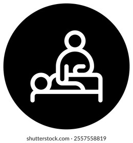 Editable massage vector icon. Wellness, spa, relaxation. Part of a big icon set family. Perfect for web and app interfaces, presentations, infographics, etc