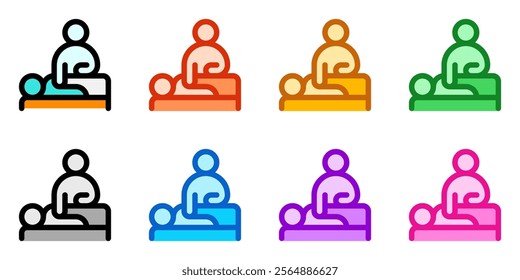 Editable massage vector icon. Wellness, spa, relaxation. Part of a big icon set family. Perfect for web and app interfaces, presentations, infographics, etc
