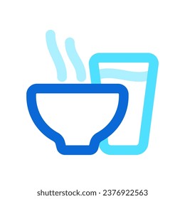 Icono de vector de comida, comida y bebida editable. Parte de una familia de iconos grandes. Perfecto para interfaces web y de aplicaciones, presentaciones, infografías, etc