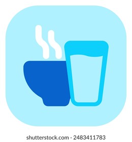 Comida editable, comida y bebida icono de Vector. Parte de una gran familia de iconos. Perfecto para interfaces de Web y App, presentaciones, infografías, etc