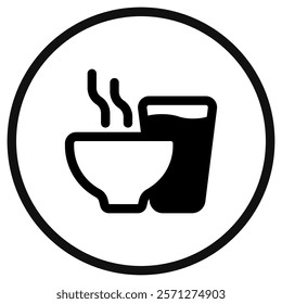 Editable meal, food and drink vector icon. Part of a big icon set family. Perfect for web and app interfaces, presentations, infographics, etc
