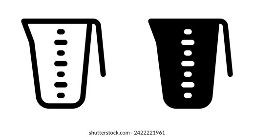 Editable measuring cup vector icon. Bakery, cooking, appliances, kitchenware, food. Part of a big icon set family. Perfect for web and app interfaces, presentations, infographics, etc