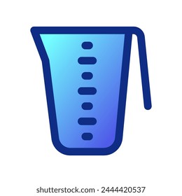 Editable measuring cup vector icon. Bakery, cooking, appliances, kitchenware, food. Part of a big icon set family. Perfect for web and app interfaces, presentations, infographics, etc
