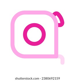 Editable measuring tape, building, architecture vector icon. Construction, tools, industry. Part of a big icon set family. Perfect for web and app interfaces, presentations, infographics, etc