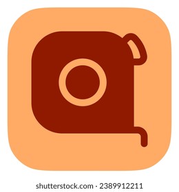 Bearbeitbare Messbänder, Gebäude, Architektur, Vektorsymbol. Baugewerbe, Werkzeuge, Industrie. Teil einer großen Icon-Set-Familie. Perfekt für Web- und App-Schnittstellen, Präsentationen, Infografiken usw.