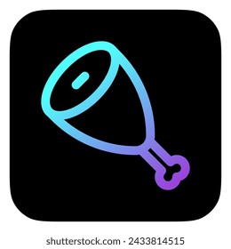 Editable meat vector icon. Part of a big icon set family. Perfect for web and app interfaces, presentations, infographics, etc