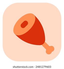 Editable meat vector icon. Part of a big icon set family. Perfect for web and app interfaces, presentations, infographics, etc